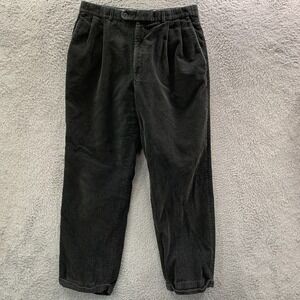 Jack Victor Pants Mens 34x30 Measured Corduroy Green